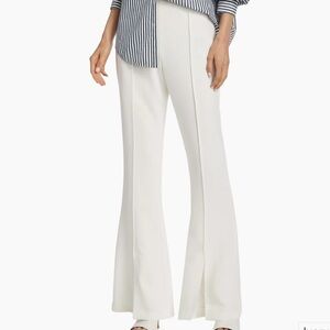 Cinq à Sept Billie High Rise Wide Leg Split Hem Pants